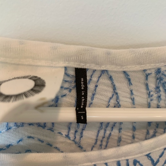 Akemi + Kin Sienna Embroidered Top Anthropologie - Picture 6 of 10